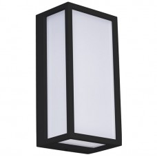 Φωτιστικό Επίτοιχο Απλίκα LED 10W 230V 1200lm CCT Αλουμινίου Μαύρο IP54 17-05205-2